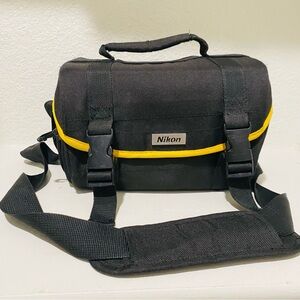 Nikon Black and Yellow Messenger Bag